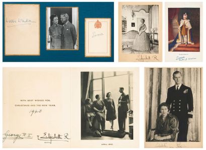 FAMILLE ROYALE BRITANNIQUE

 Lot comprenant...