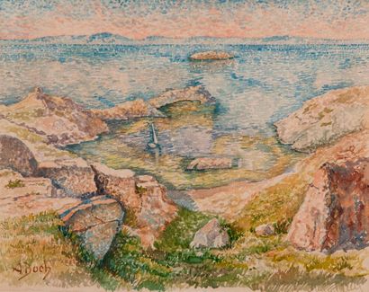 Anna BOCH (1848-1936)


Voilier vue du bord...