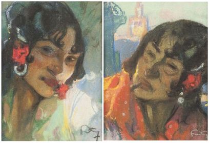 Louis FORTUNEY (1875-1951)

L’espagnole à...
