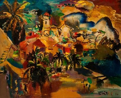 Ludwig KLIMEK (1912-1992)


Village aux palmiers,...