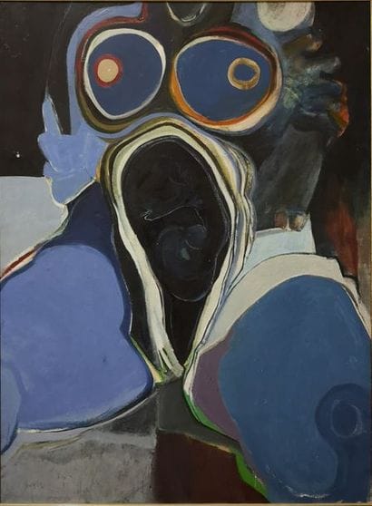 Ecole du XXème siècle

Zoom sur un nu féminin.

Huile...