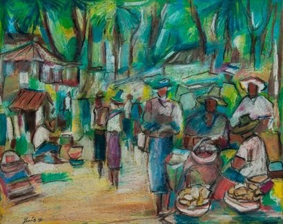 INIS (XXème - XXIème) 


Marché à Cayenne,...