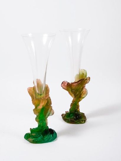 DAUM France


Paire de vases cornet en cristal...
