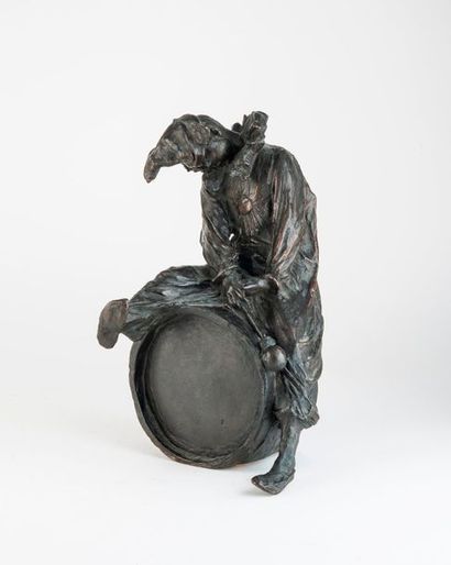 FONTANA (XXème) 


Pierrot assis sur une...