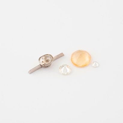 Lot of diamonds, some on paper: 

- 1 of...