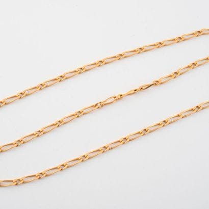 Yellow gold (750) horse chain necklace. 

Clasp...