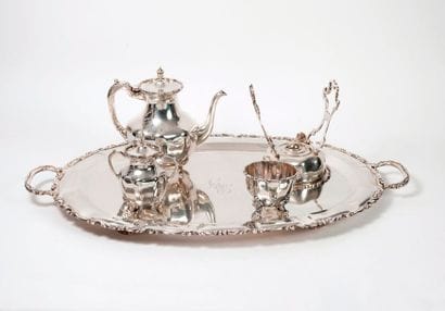MEXICO, 

Silver tea and coffee set (min....