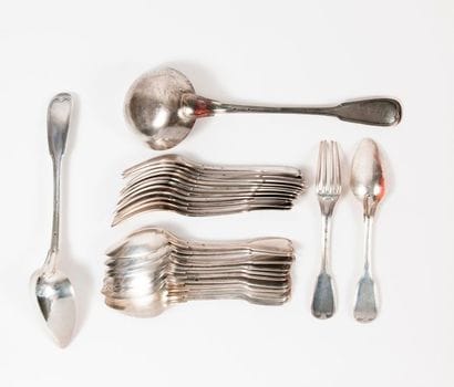 Housewife (recomposed) in silver (950), net...
