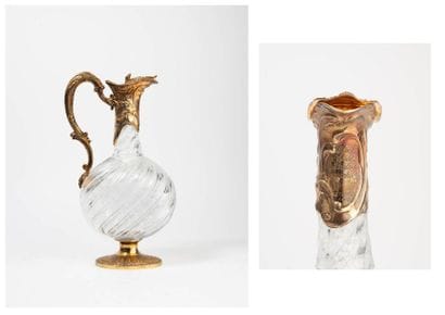 Prize Ewer with a colourless crystal body...