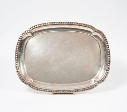 CHRISTOFLE


Tray in polylobé silver plated...