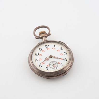 Silver pocket watch (min. 800).

Back cover...