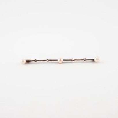 Broche barrette de type fil de couteau en...