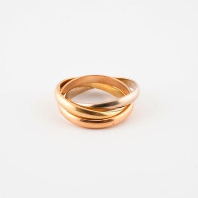 CARTIER, Trinity 


Alliance à trois anneaux...