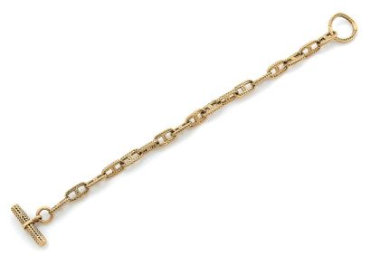 HERMES Paris
Bracelet en or jaune (750) à...