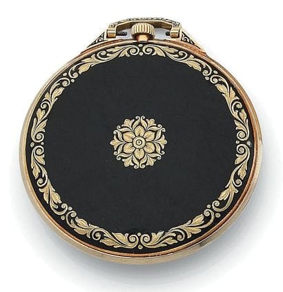 F.STEINER, Genève
Tuxedo watch in yellow...