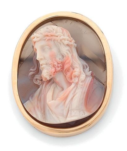 Antonio BERINI (1776-1861)
Oval pendant brooch...