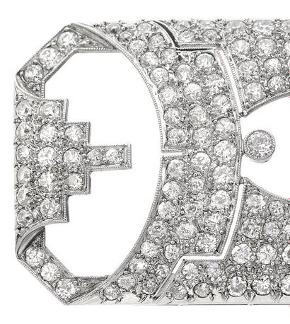 Important slightly curved platinum plate...