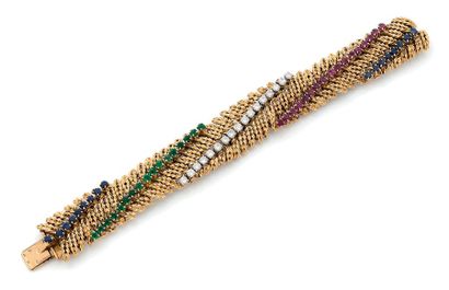 BOUCHERON Paris
Articulated ribbon bracelet...