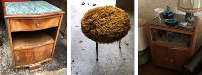 Petit mobilier du XXème siècle :
- Table...