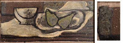 Ecole du XXème siècle, Nature morte aux poires....