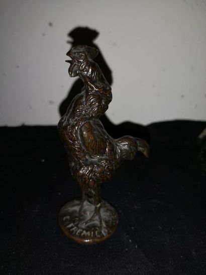 D'après Emmanuel FREMIET (1824-1910)
Le coq...