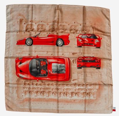 FERRARI


Foulard en soie représentant le...