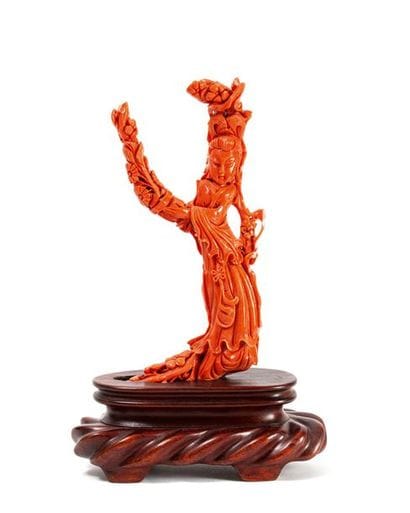 CHINE, première moitié du XXème siècle

Statuette...