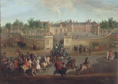 COMMODE ROYALE DU CHÂTEAU DE LA MUETTE En...