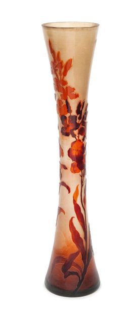 ÉTABLISSEMENTS GALLÉ
Grand vase diabolo à...