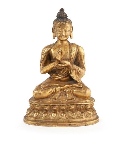 TIBET-XVIIIème siècle

Statuette de Vairocana...