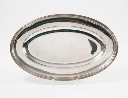 CHRISTOFLE


Oval silver plated metal dish...