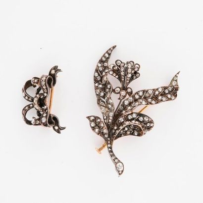 FRANCE, circa 1880-1900

Two pins.

- one...