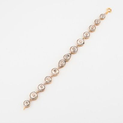 Articulated bracelet in silver (min. 800)...