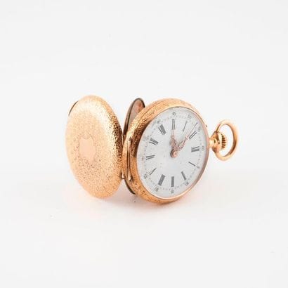 Yellow gold collar watch (750).

Back cover...