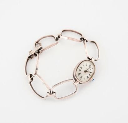 C. CARDINET 


Ladies silver bracelet watch...