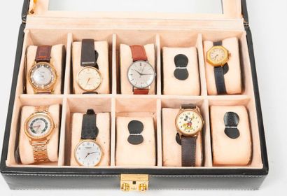 Lot of metal and steel watches including...