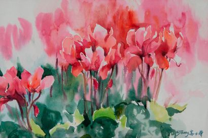 FU Shizeng (1958)


Red cyclamen, circa 1990.

Watercolor...