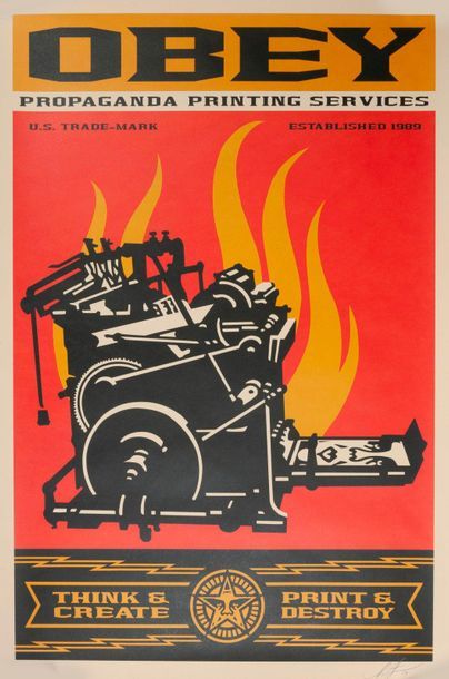 SHEPARD FAIREY (1970)


Obey propaganda printing...
