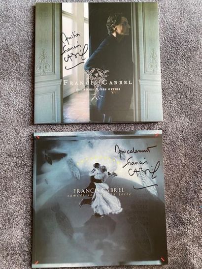 Francis Cabrel
2 vinyl albums dedicated by...