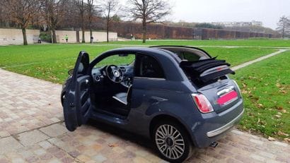 LOCATION D'UNE FIAT 500 CABRIOLET (REGION...