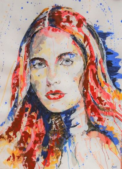 Adeline Dutel artist offers a painting 