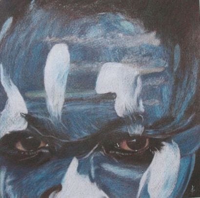 Karina Gruais
African gaze. Color pencil...
