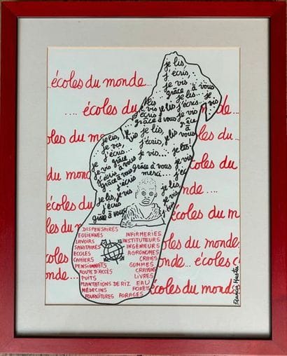 Françis Huster
Painting realized (and signed)...