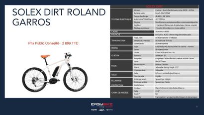 Solex Dirt Roland Garros
Electric Solex
