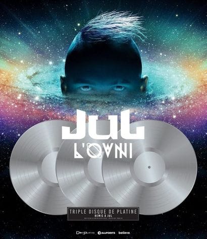 JUL
Triple disque de platine remis à l'artiste...