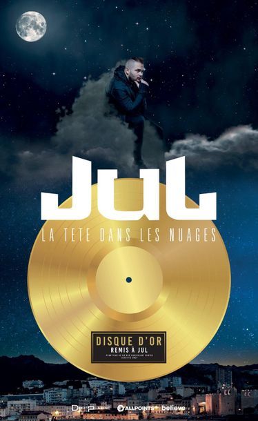 JUL
Disque d'or remis à l'artiste Jul pour...