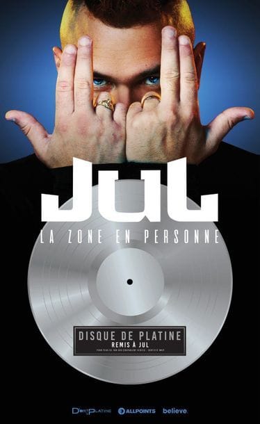 JUL
Disque de platine remis à l'artiste Jul...