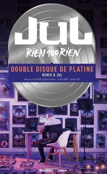 JUL
Double disque de platine remis à l'artiste...