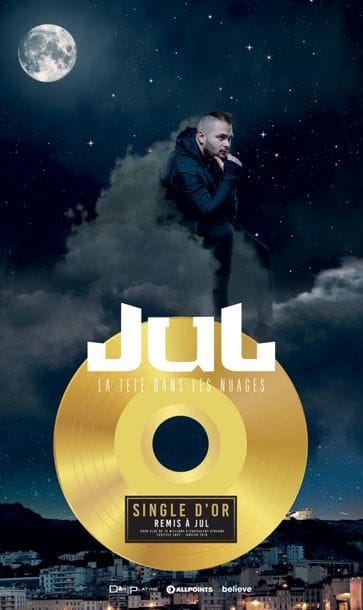 JUL
Single d'or remis à l'artiste jul pour...