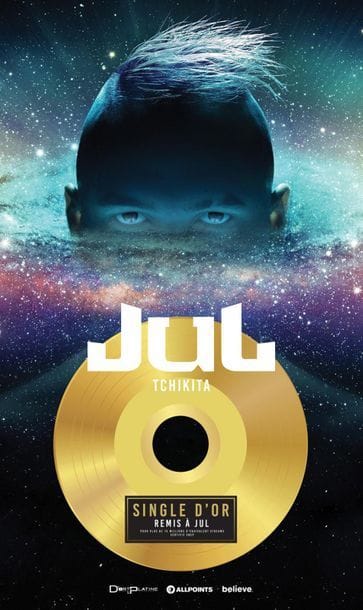 JUL
Single d'or remis à l'artiste Jul pour...